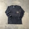 Harley-Davidson Flame Sleeve Pocket Long Sleeve 2000s Sunfaded