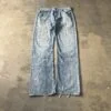 Archive 2000s Levi’s 501 Factory Repaired Jeans w/ Rare Red Pocket Bags