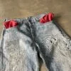 Archive 2000s Levi’s 501 Factory Repaired Jeans w/ Rare Red Pocket Bags