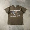 Mikhail Kalashnikov AKS-47 Vintage Tee 2000s — Soviet Military Distressed Print