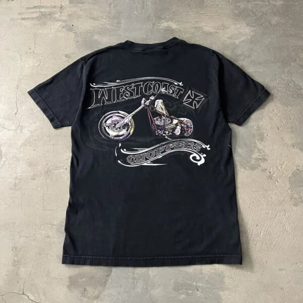 Vintage West Coast Choppers Jesse James 2000s Tee Double Sided — Paint Splatter
