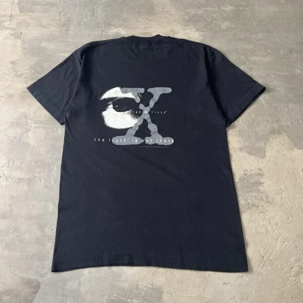 The X-Files 1990s Truth Is Out There Promo Tee TV Show Single Stitch Black