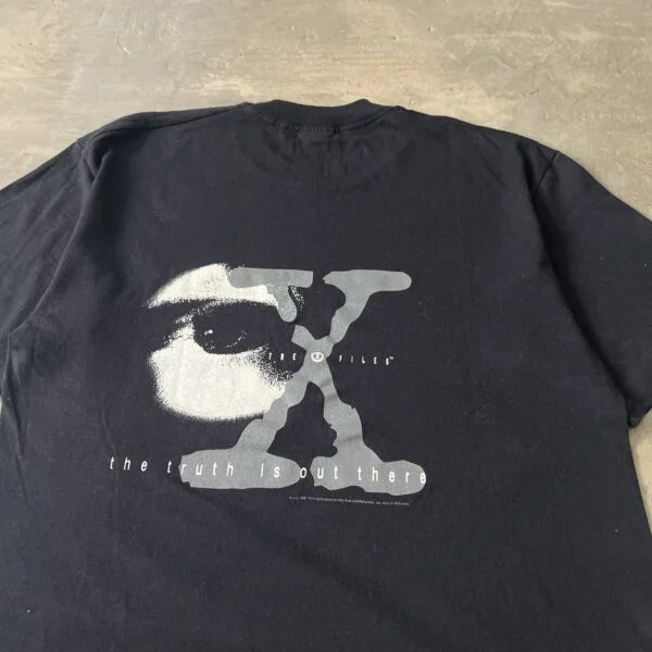 The X-Files 1990s Truth Is Out There Promo Tee TV Show Single Stitch Black