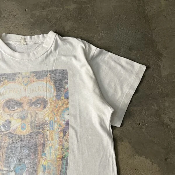 Michael Jackson 'Dangerous' 1990s bootleg t-shirt. Huge front graphic print, perfectly faded
