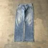 Levi's 501 1990s Made in USA Faded Distressed Paint Splatter 524
