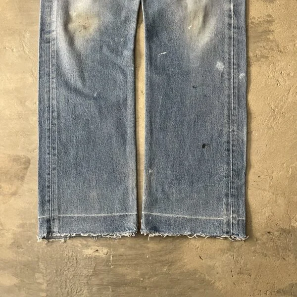 Levi's 501 1990s Made in USA Faded Distressed Paint Splatter 524