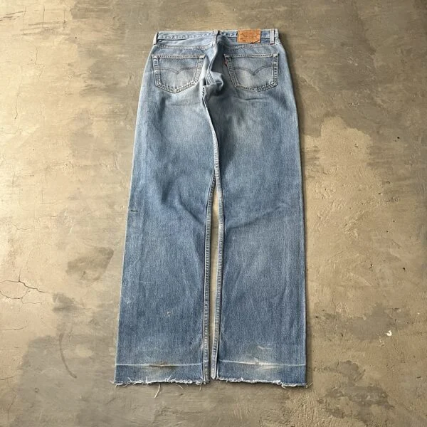 Levi's 501 1990s Made in USA Faded Distressed Paint Splatter 524