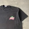 Budweiser Frog T-Shirt 1990s Black Promo Tee Bud Frog Bottle Graphic