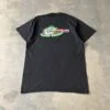 Budweiser Frog T-Shirt 1990s Black Promo Tee Bud Frog Bottle Graphic