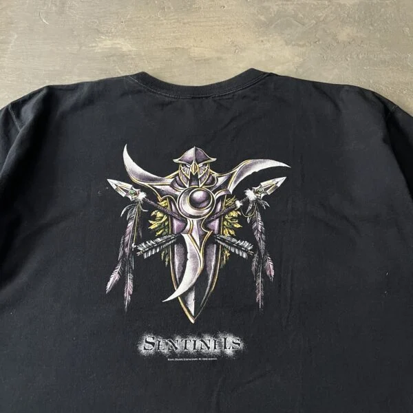Vintage 2000s Warcraft III Reign of Chaos T-Shirt — Blizzard Entertainment / Sentinels Graphic