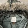 Alpha Industries N-2B 1990s Flight Jacket XL - Made in USA Sage Green Parka
