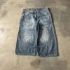 Levi’s Engineered Jeans Baggy Wide Leg Denim Shorts Vintage 2000s – Curved Seam