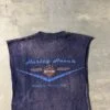 Harley-Davidson “Harley Haven” Virginia Beach Eagle Graphic Tank Tee Vintage 2000s – Cut Sleeves, Sunfaded