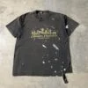 “Senior Friends” Louisville Kentucky Skyline Graphic Tee Vintage 1990 – Single Stitch (Paint Splatter Distressed)