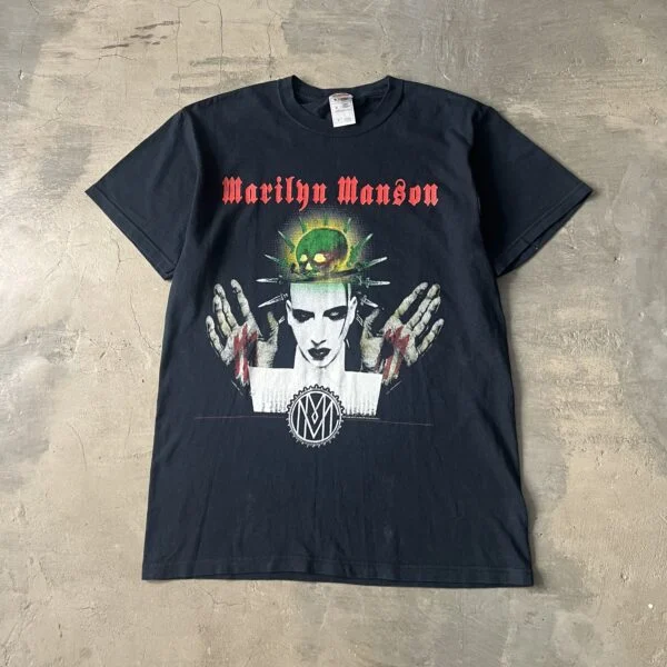 Marilyn Manson Graphic Tee Vintage Eat Me Drink Me – Double Sided 2000s