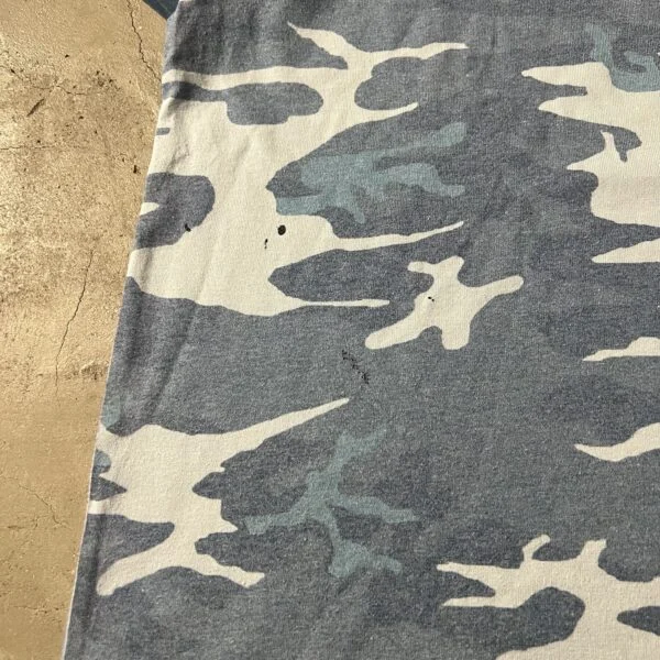 “Daytona Beach, FL” – Vintage Mid-2000s Harley-Davidson Camo Tee, Bleach & Print Stain