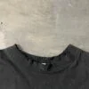 “New York” – Vintage 1990s Single Stitch License Plate Graphic Tee, Faded Black, Distressed