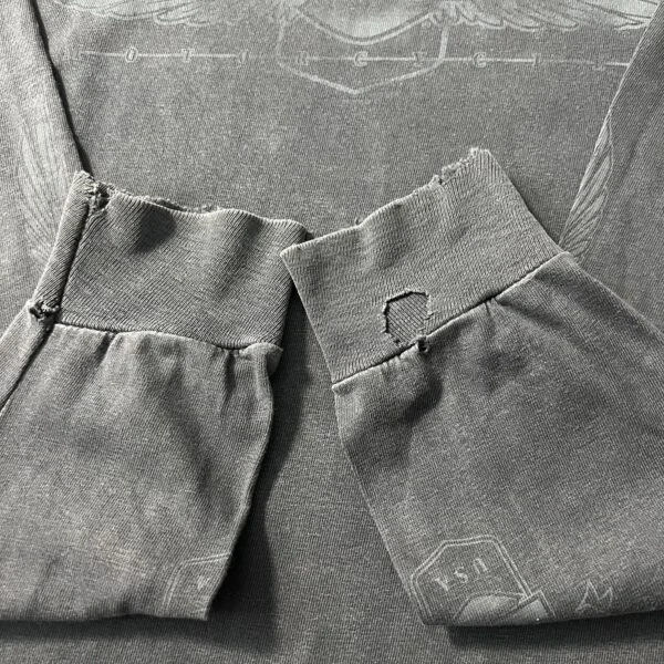 “Naples, Florida” – Vintage 2000s Harley-Davidson Long Sleeve Tee, Distressed Faded Black