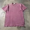 “Distressed Repair” – Vintage 1990s Single Stitch Blank Tee, Sunfaded, Safety Pin Detail