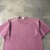 “Distressed Repair” – Vintage 1990s Single Stitch Blank Tee, Sunfaded, Safety Pin Detail