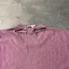 “Distressed Repair” – Vintage 1990s Single Stitch Blank Tee, Sunfaded, Safety Pin Detail