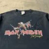 Vintage Iron Maiden “The Trooper” Faded Black Tee – 2000s Band Graphic