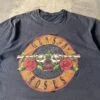 Guns N' Roses Vintage T-Shirt – 2000s Distressed Bullet Logo