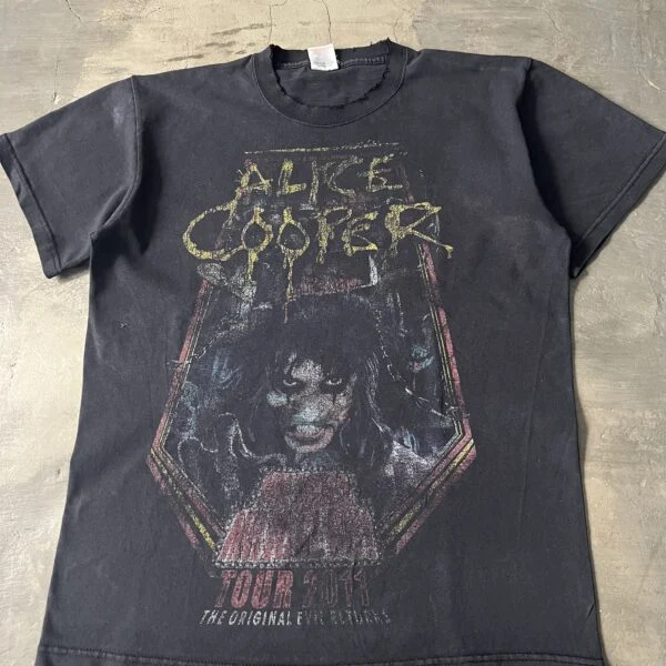 Alice Cooper Tour 2010s Vintage T-Shirt – Repaired Distressed