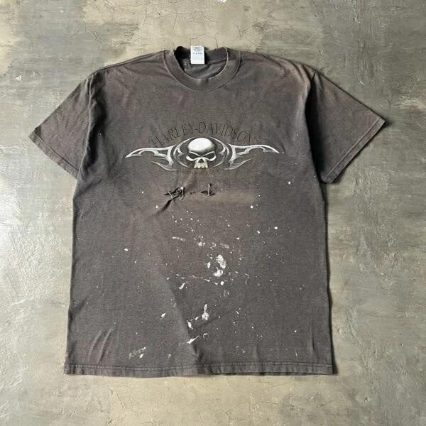 Harley-Davidson Made in USA T-Shirt - 1990s
Print Splatter Sunfaded