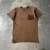 Vintage Repaired Ghost Pocket T-Shirt  1990s Sunfaded