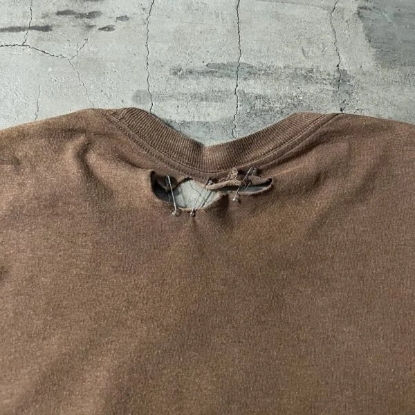 Vintage Repaired Ghost Pocket T-Shirt  1990s Sunfaded