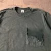 Vintage Pocket T-Shirt 2000s – Faded Green Distressed