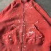 Nike Vintage Zip-Up Hoodie 2000s – Paint Splatter Distressed