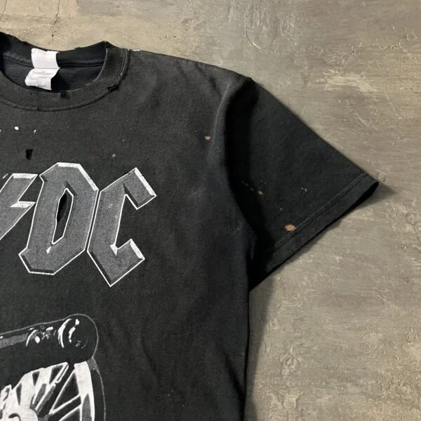 AC/DC "For Those About To Rock" Vintage Band T-Shirt 2000’s – Distressed, Sunfaded