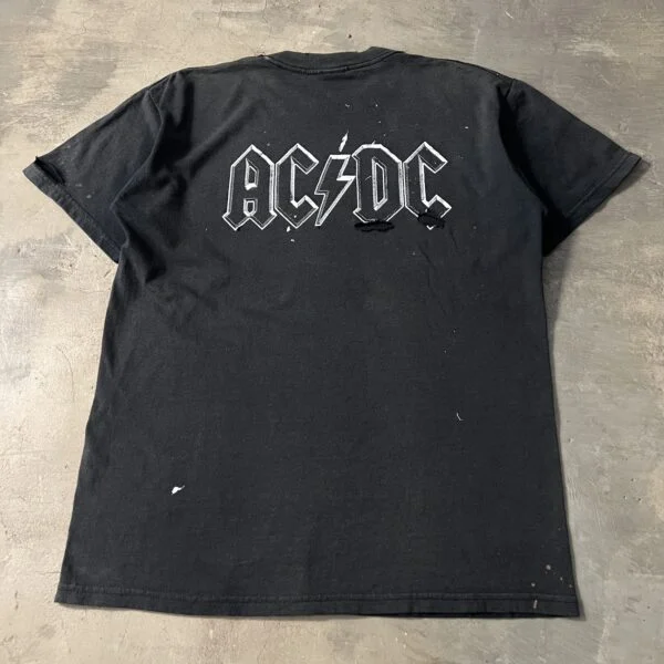 AC/DC "For Those About To Rock" Vintage Band T-Shirt 2000’s – Distressed, Sunfaded