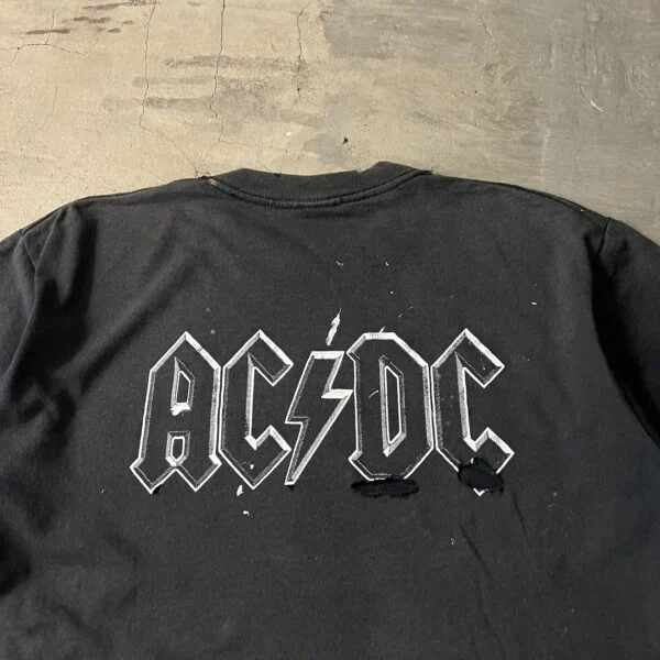 AC/DC "For Those About To Rock" Vintage Band T-Shirt 2000’s – Distressed, Sunfaded
