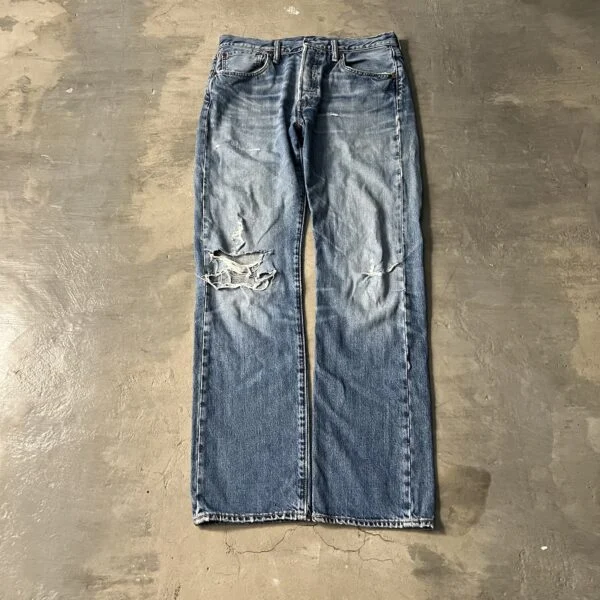 Levi's 501 Vintage Denim Jeans 2000s – Distressed