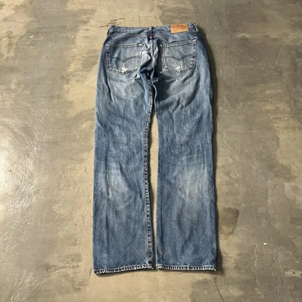 Levi's 501 Vintage Denim Jeans 2000s – Distressed