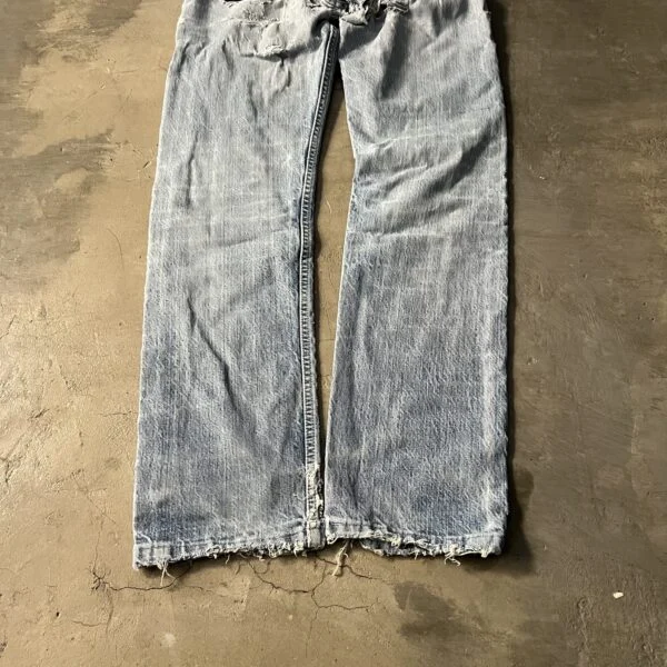Levi's 501 Vintage Repaired Distressed Denim Jeans – 1990s
